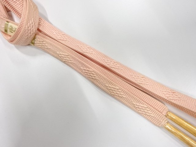未使用品　正絹　手組帯締め
